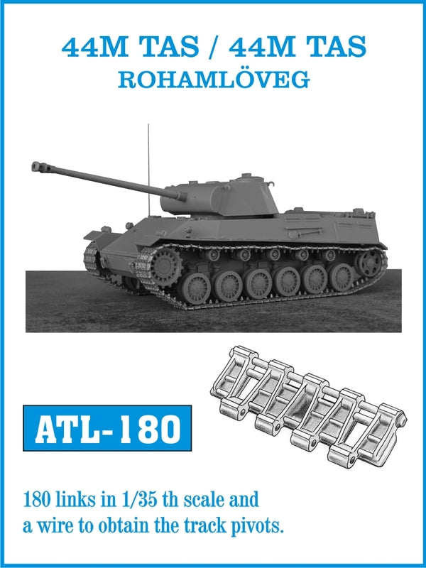 Friul Modellismo ATL-180 1:35 Hungarian 44M TAS / 44M TAS ROHAMLOVEG: 180 links in 1/35 th scale and a wire to obtain the tracks pivots