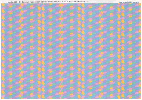 Aviattic ATT32019 1:32 5 colour 'lozenge' joined for lower flying surfaces (faded)