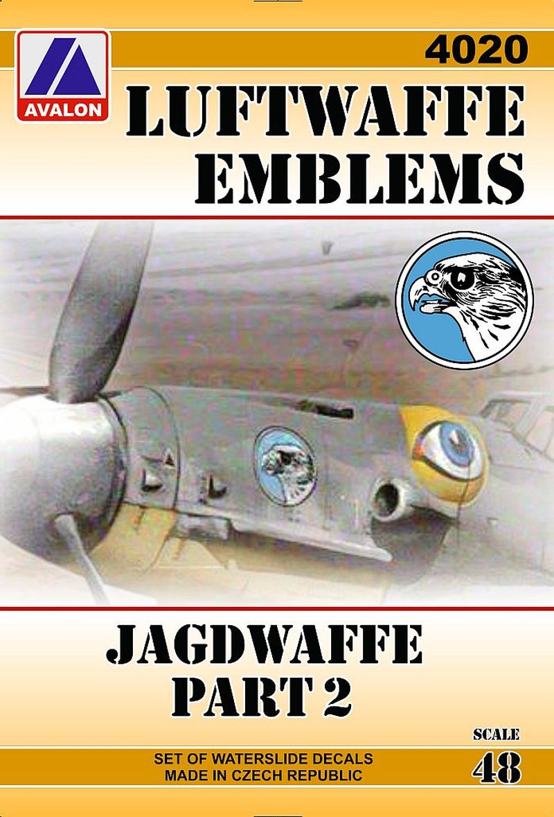 Avalon 4020 1:48 Luftwaffe Fighter Unit Emblems ' Jagdwaffe Pt.2