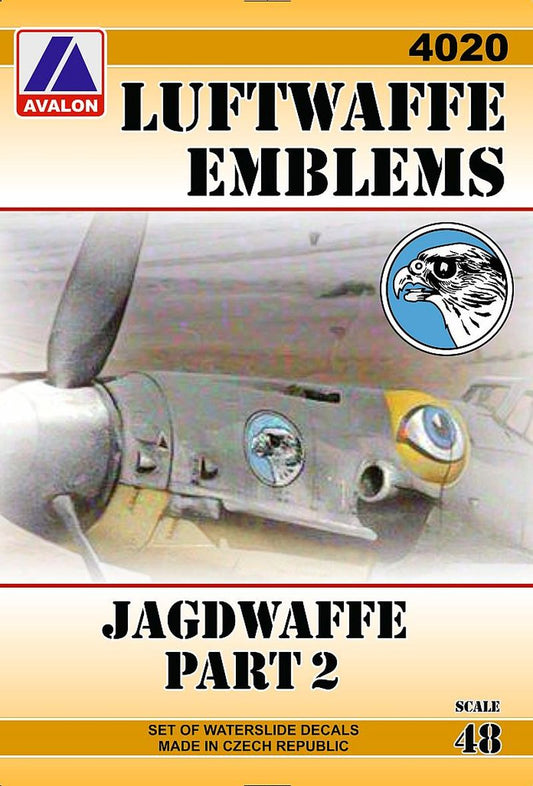 Avalon 4020 1:48 Luftwaffe Fighter Unit Emblems ' Jagdwaffe Pt.2