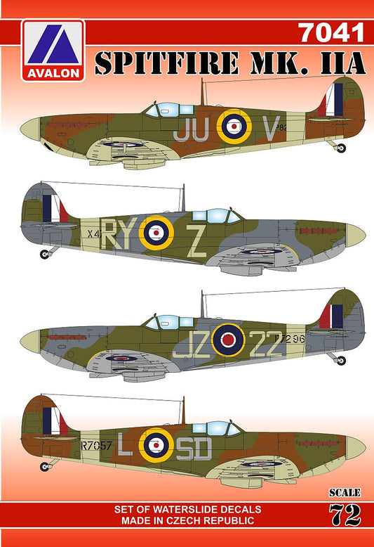 Avalon 7041 1:72 Supermarine Spitfire Mk.IIA