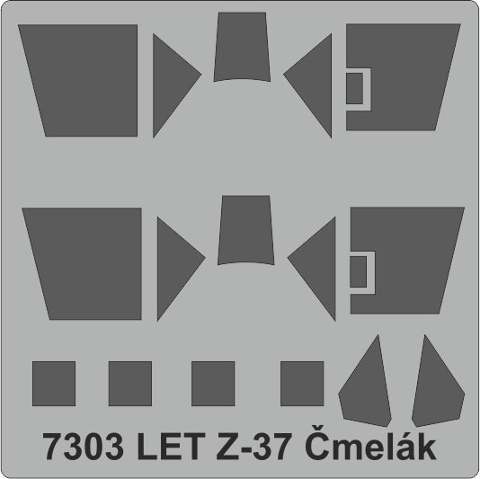 Avalon 7303 1:72 LET Z-37 Cmelak (Humblebee) Canopy Mask