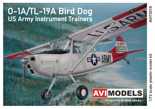 AVI Models AVI72018 1:72 Cessna O-1A/TL-19A Bird Dog 'US Army Instrument Trainers'