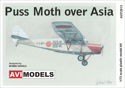 AVI Models 72-013 1:72 de Havilland DH-80A Puss Moth 'Over Asia'