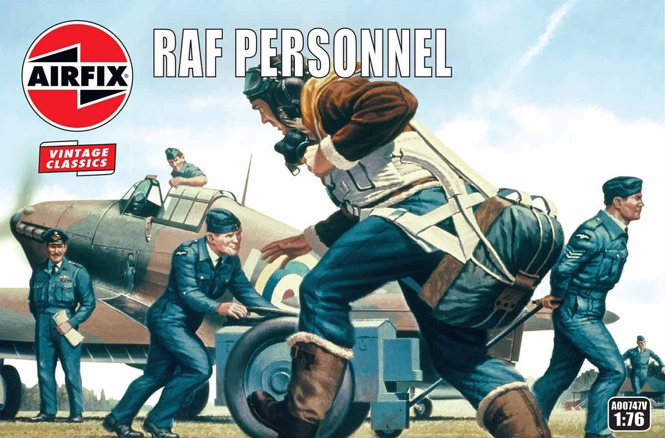 Airfix A00747V 1:72 RAF Personnel (WWII) Vintage Classic Series