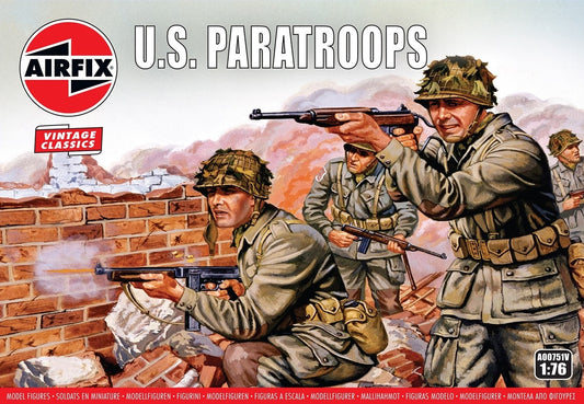 Airfix A00751V 1:72 US Paratroops (WWII) Vintage Classic Series