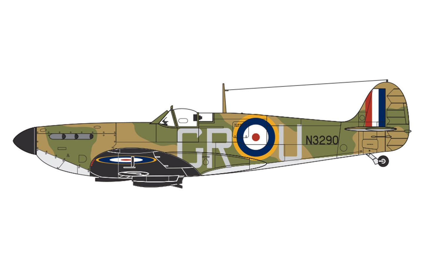 Airfix A01071B 1:72 Supermarine Spitfire Mk.I