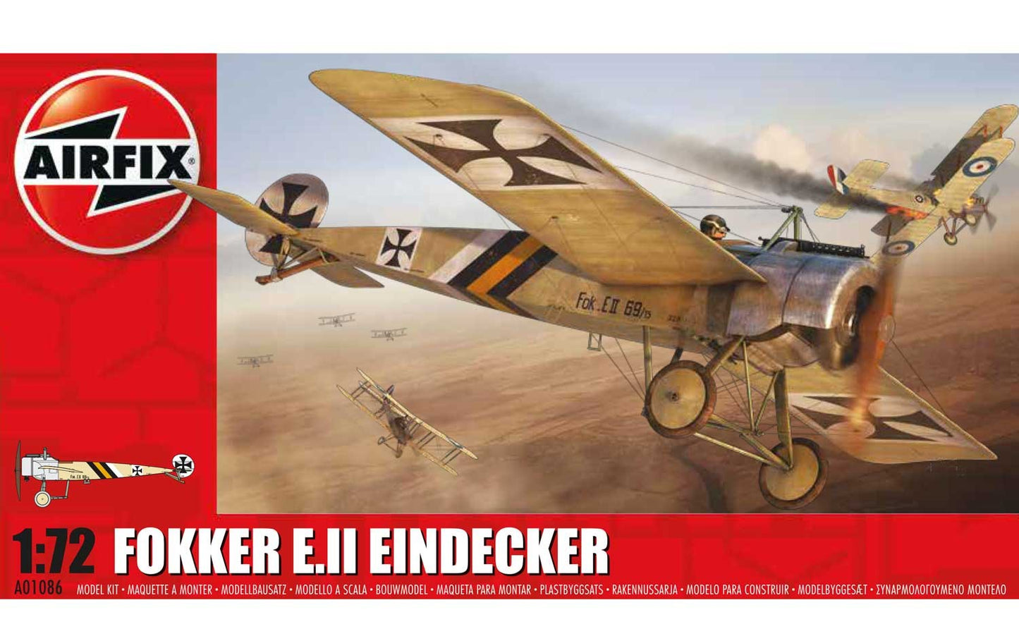 Airfix A01086 1:72 Fokker E.II Eindecker (late version)