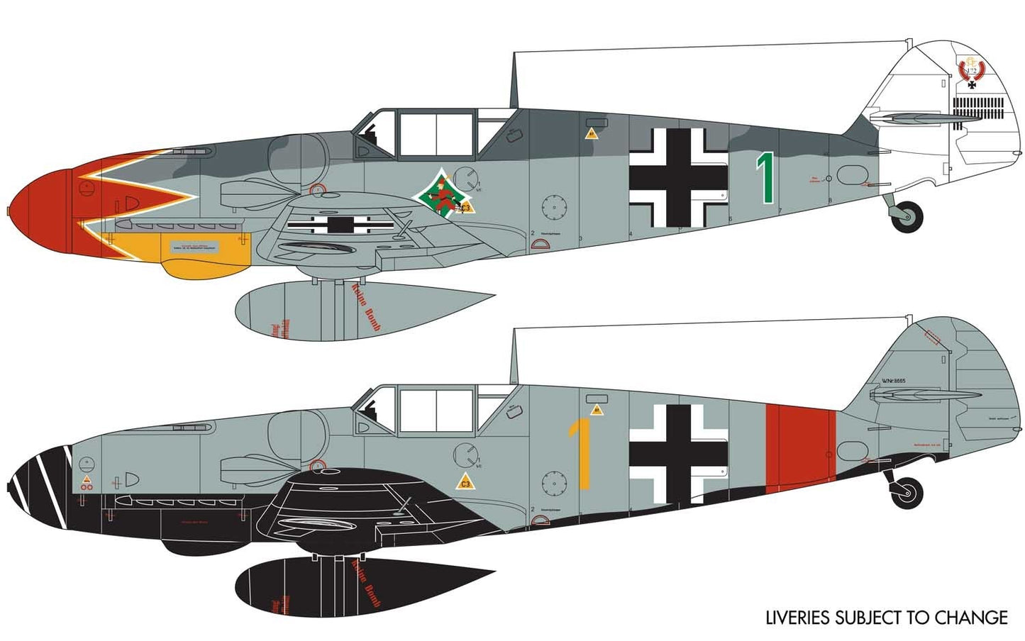 Airfix A02029B 1:72 Messerschmitt Bf-109G-6