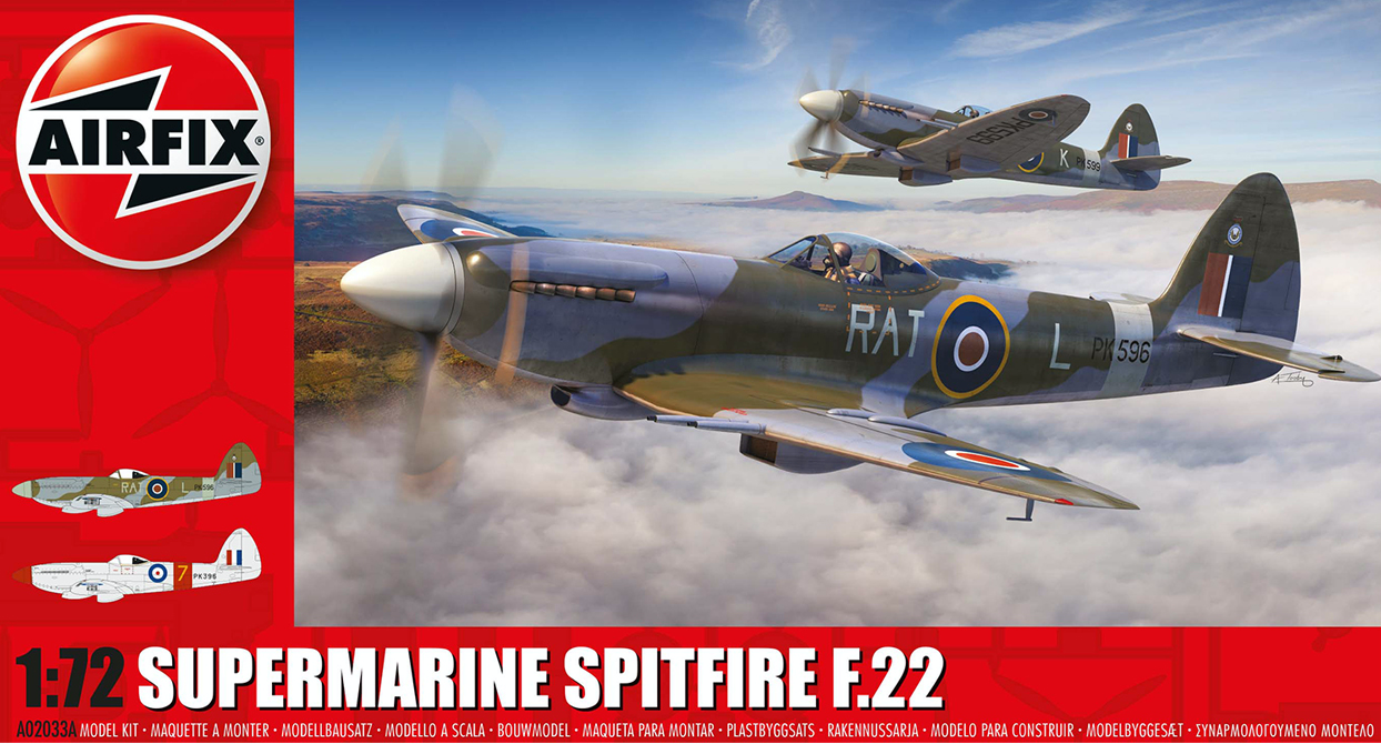 Airfix A02033A 1:72 Supermarine Spitfire F.22