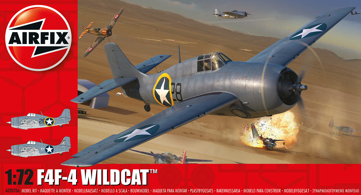 Airfix A02070A 1:72 Grumman F4F-4 Wildcat