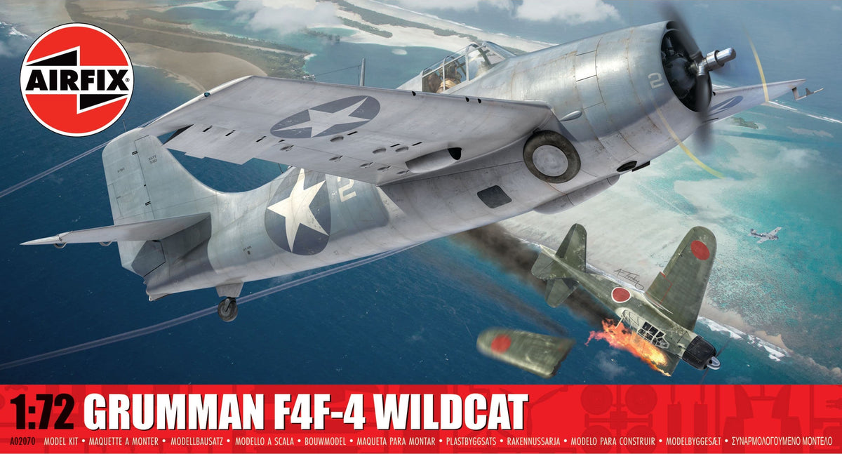Airfix A02070 1:72 Grumman F4F-4 Wildcat NEW TOOL in 2015