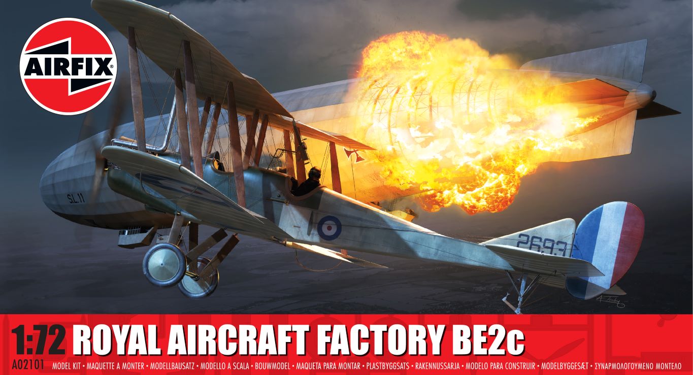 Airfix A02101 1:72 Royal Aircraft Factory BE2c - Night Fighter