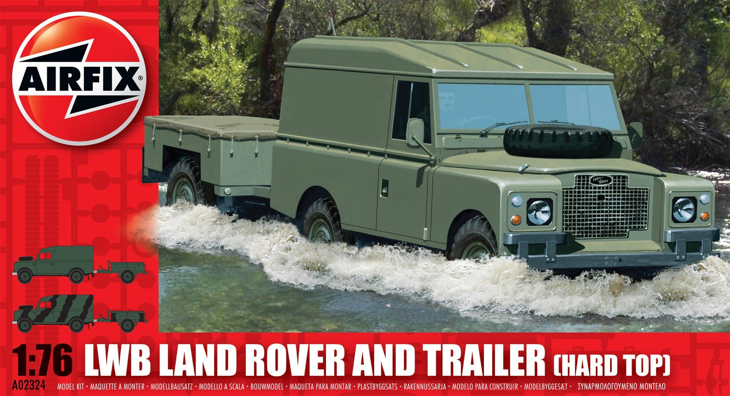 Airfix A02324 1:76 LWB Landrover (Hard Top)