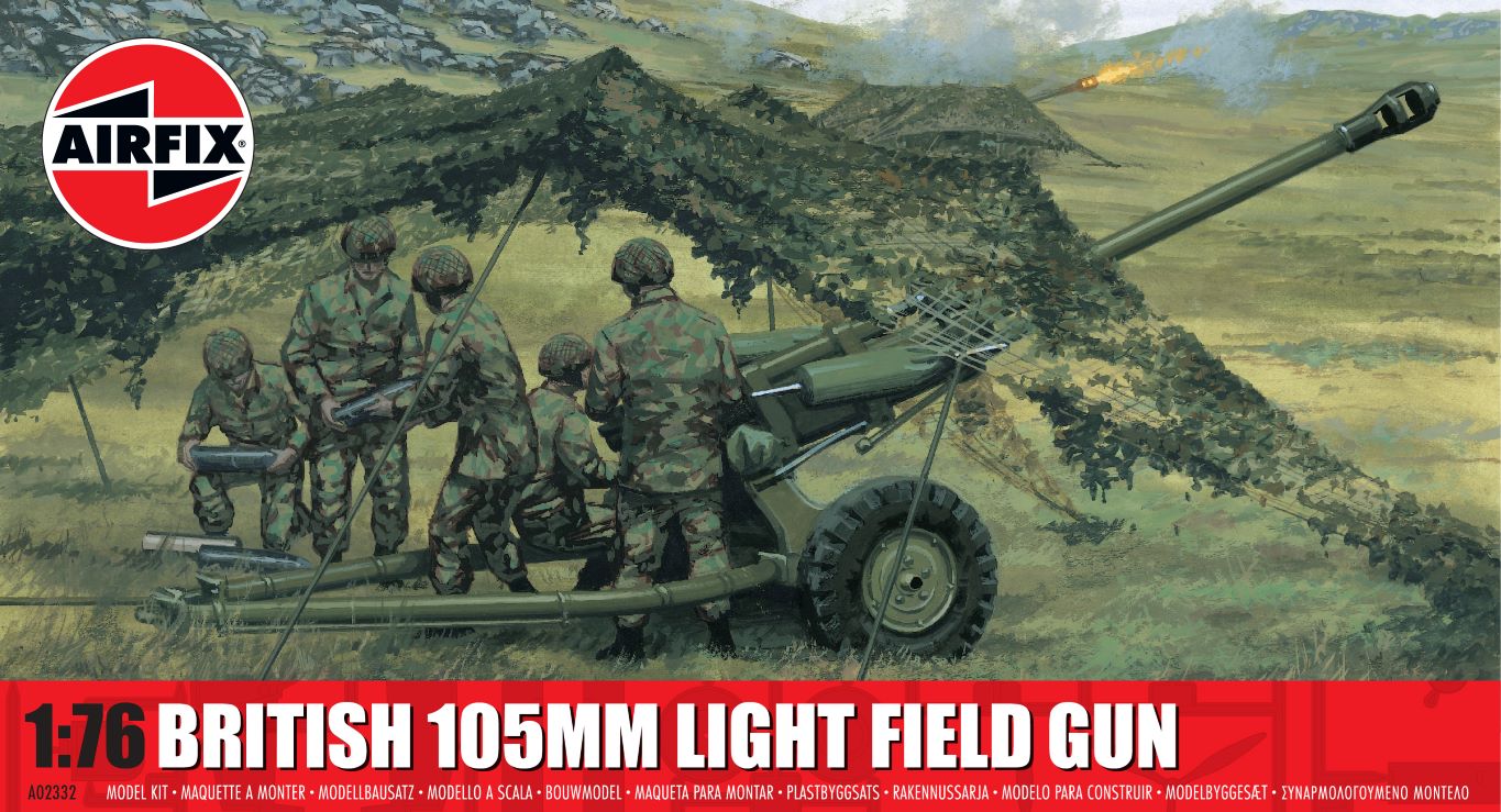 Airfix A02332 1:76 British 105mm light field gun