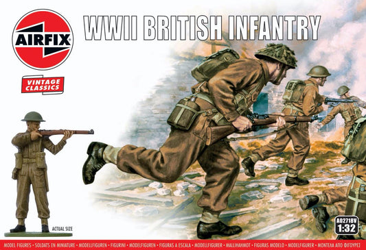 Airfix A02718V 1:32 British Infantry (WWII) Vintage Classic Series