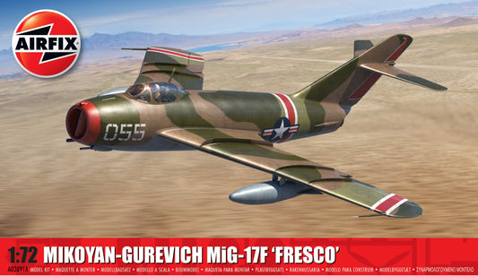 Airfix A03091A 1:72 Mikoyan MiG-17F 'Fresco' (Shenyang J-5) Fresco