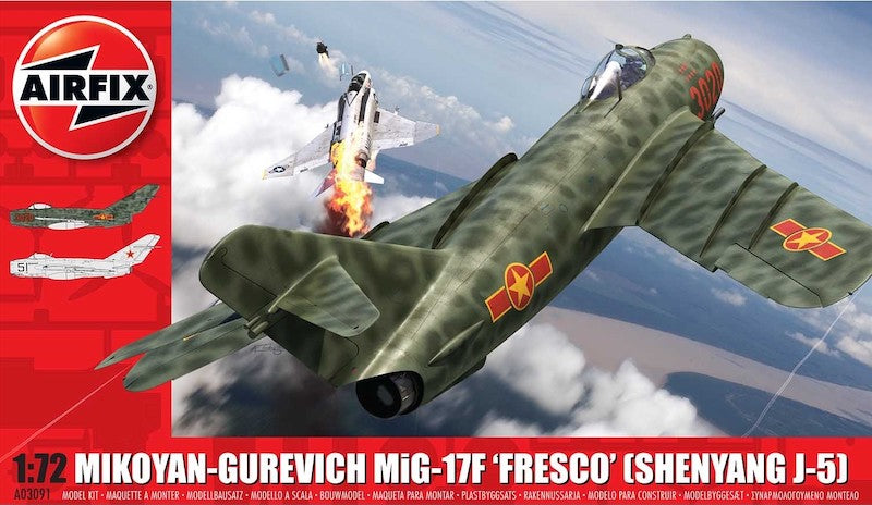 Airfix A03091 1:72 Mikoyan MiG-17F 'Fresco' (Shenyang J-5)