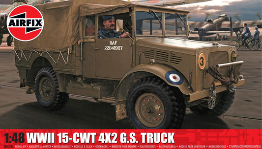 Airfix A03313A 1:48 WWII RAF 15-CWT 4X2 General Service Truck (Bedford MWD)