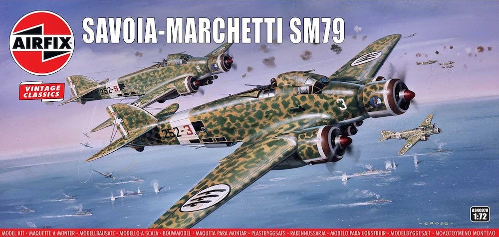 Airfix A04007V 1:72 Savoia-Marchetti SM.79 Vintage Classic Series