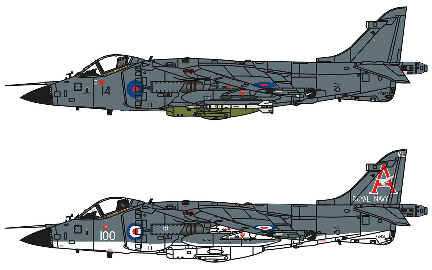 Airfix A04051A 1:72 BAe Harrier FRS.1 Sea Harrier