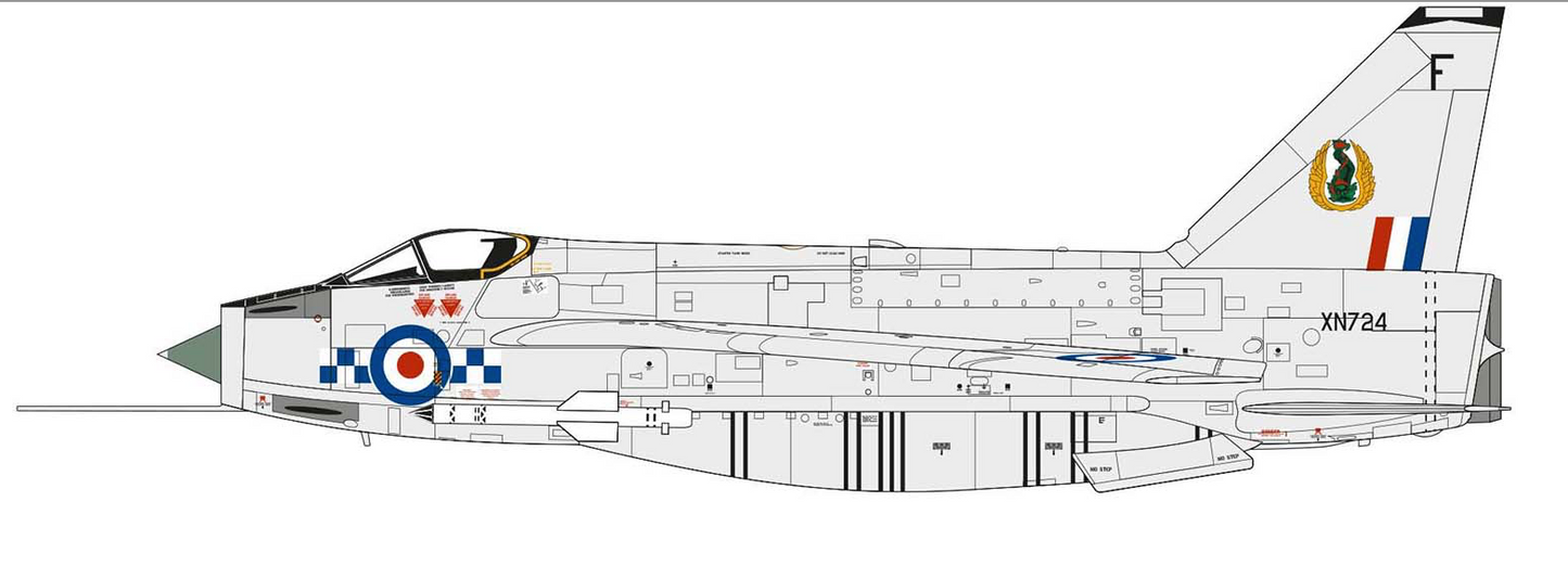 Airfix A04054A 1:72 BAC/EE Lightning F.2A