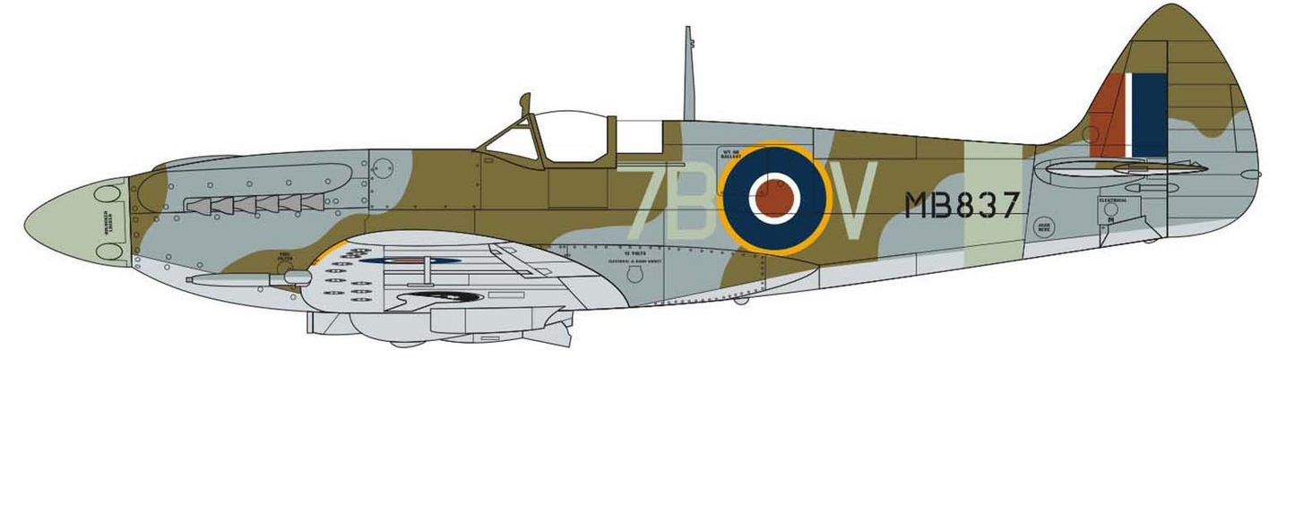 Airfix A05117A 1:48 Supermarine Spitfire Mk.XII