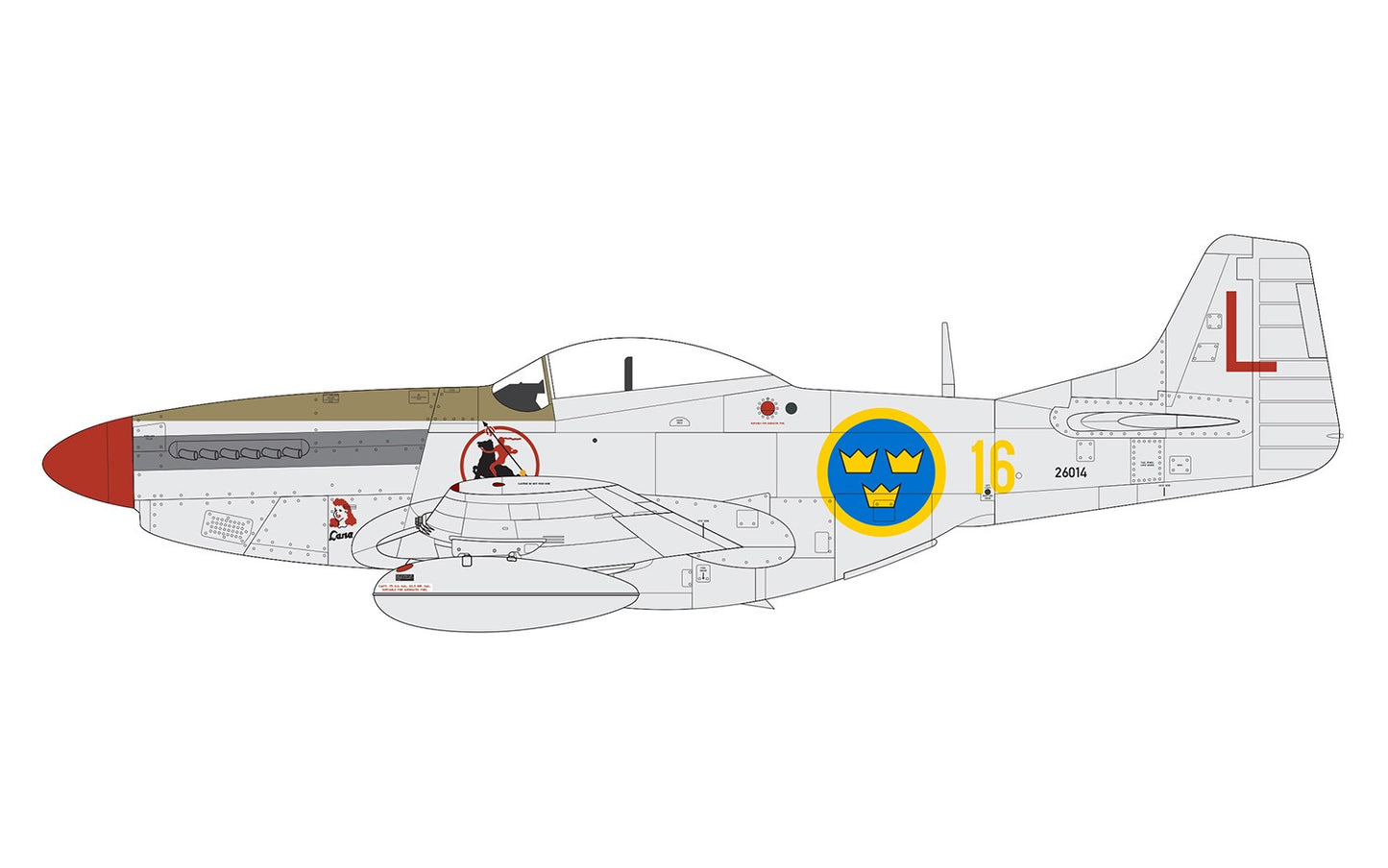 Airfix A05136 1:48 North-American F-51D Mustang