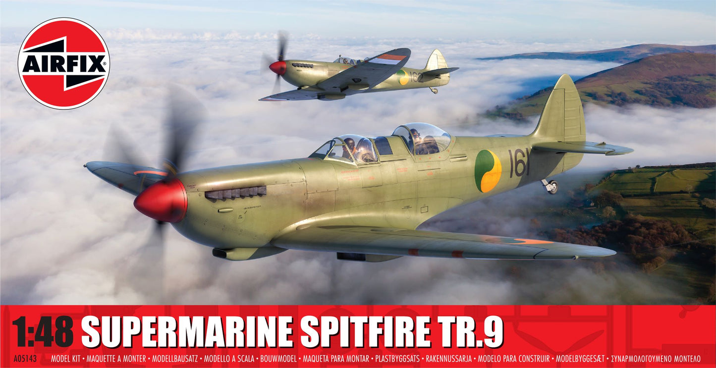 Airfix A05143 1:48 Supermarine Spitfire Tr.9 NEW TOOLING IN 2025