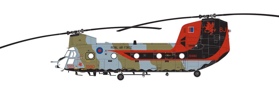 Airfix A06024 1:72 Boeing Chinook HC.1 (Late)