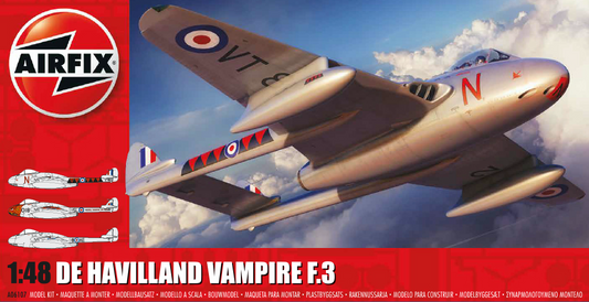 Airfix A06107 1:48 de Havilland Vampire F.3