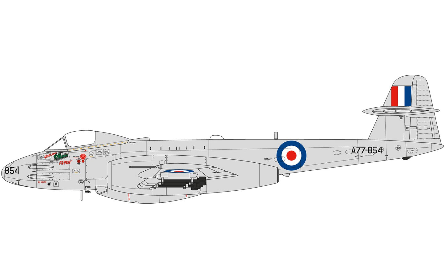 Airfix A09184 1:48 Gloster Meteor F.8 Korean War