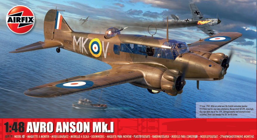 Airfix A09191 1:48 Avro Anson Mk.I