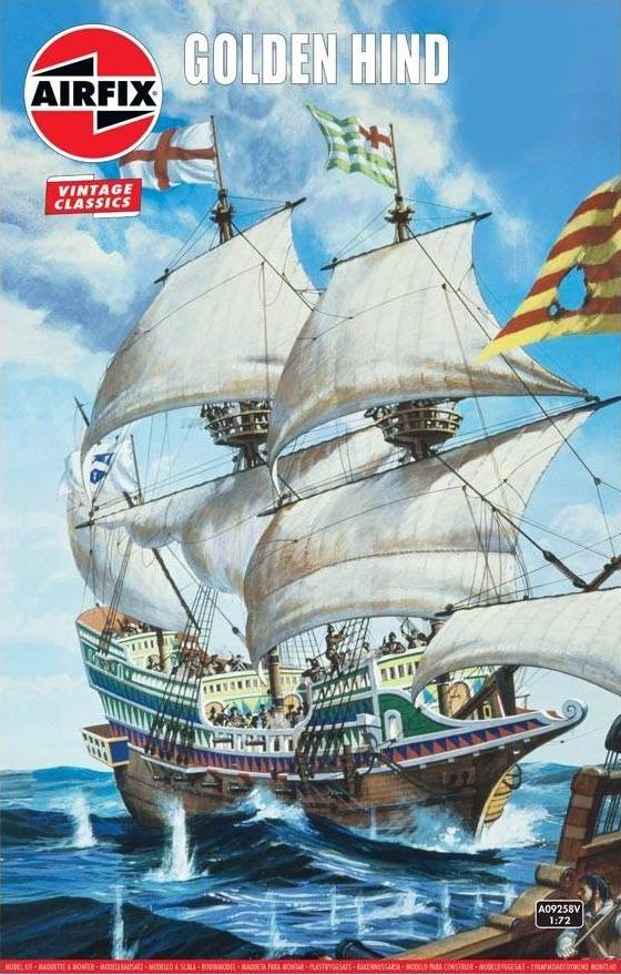 Airfix A09258V 1:72 The Golden Hind Vintage Classic Series