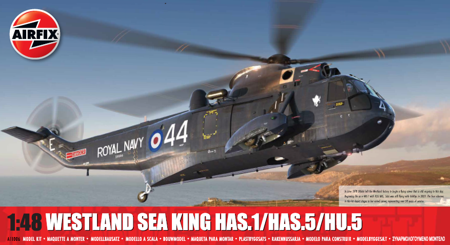 Airfix A11006 1:48 Westland Sea King HAS.1/HAS.5/HU.5