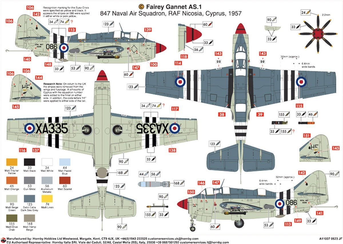 Airfix A11007 1:48 Fairey Gannet AS.1/AS.4