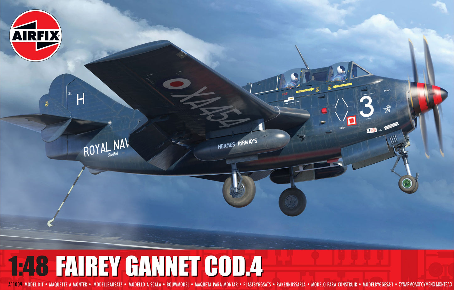 Airfix A11009 1:48 Fairey Gannet COD.4