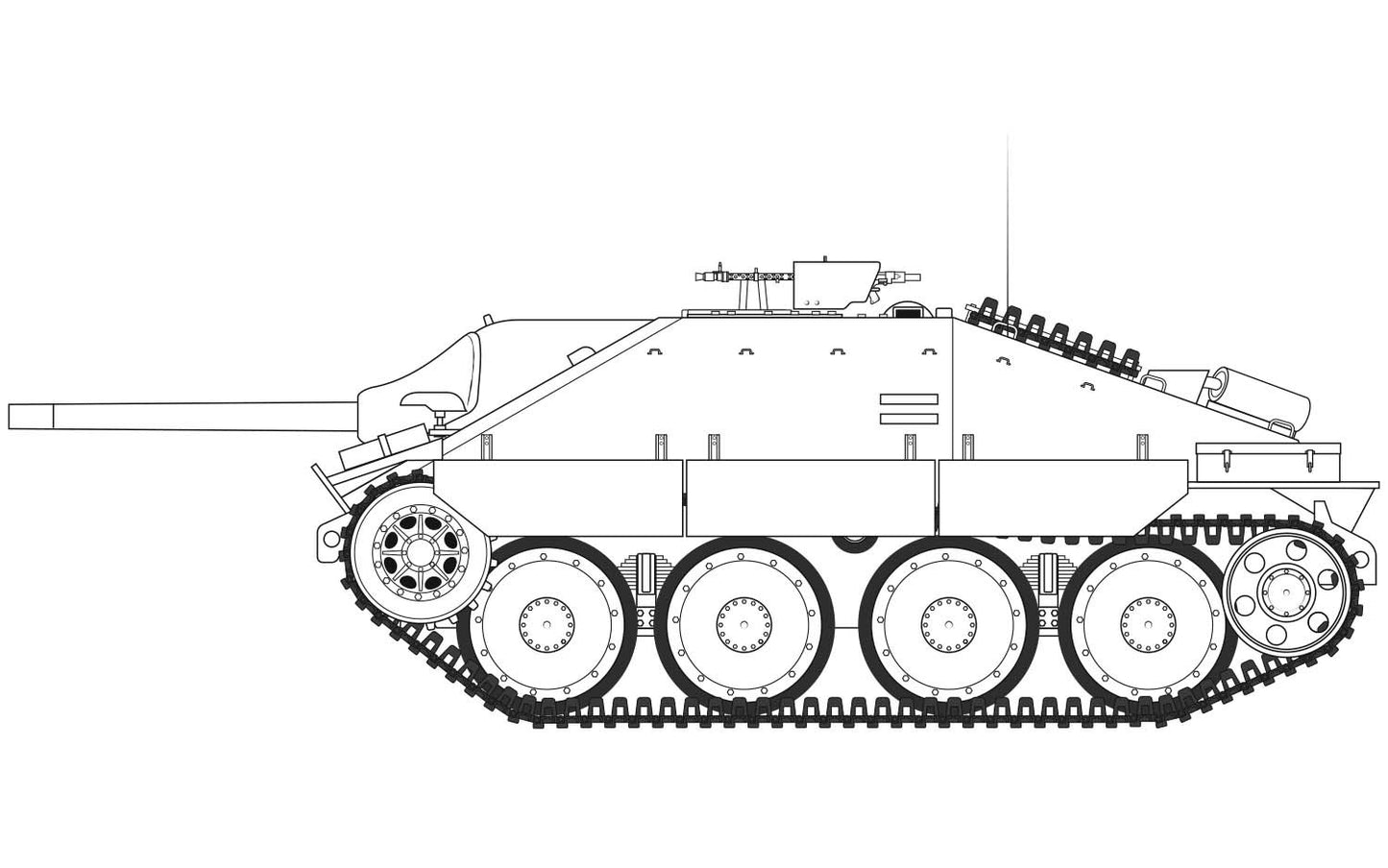 Airfix A1353 1:35 JagdPanzer 38 tonne Hetzer 'Late Version'