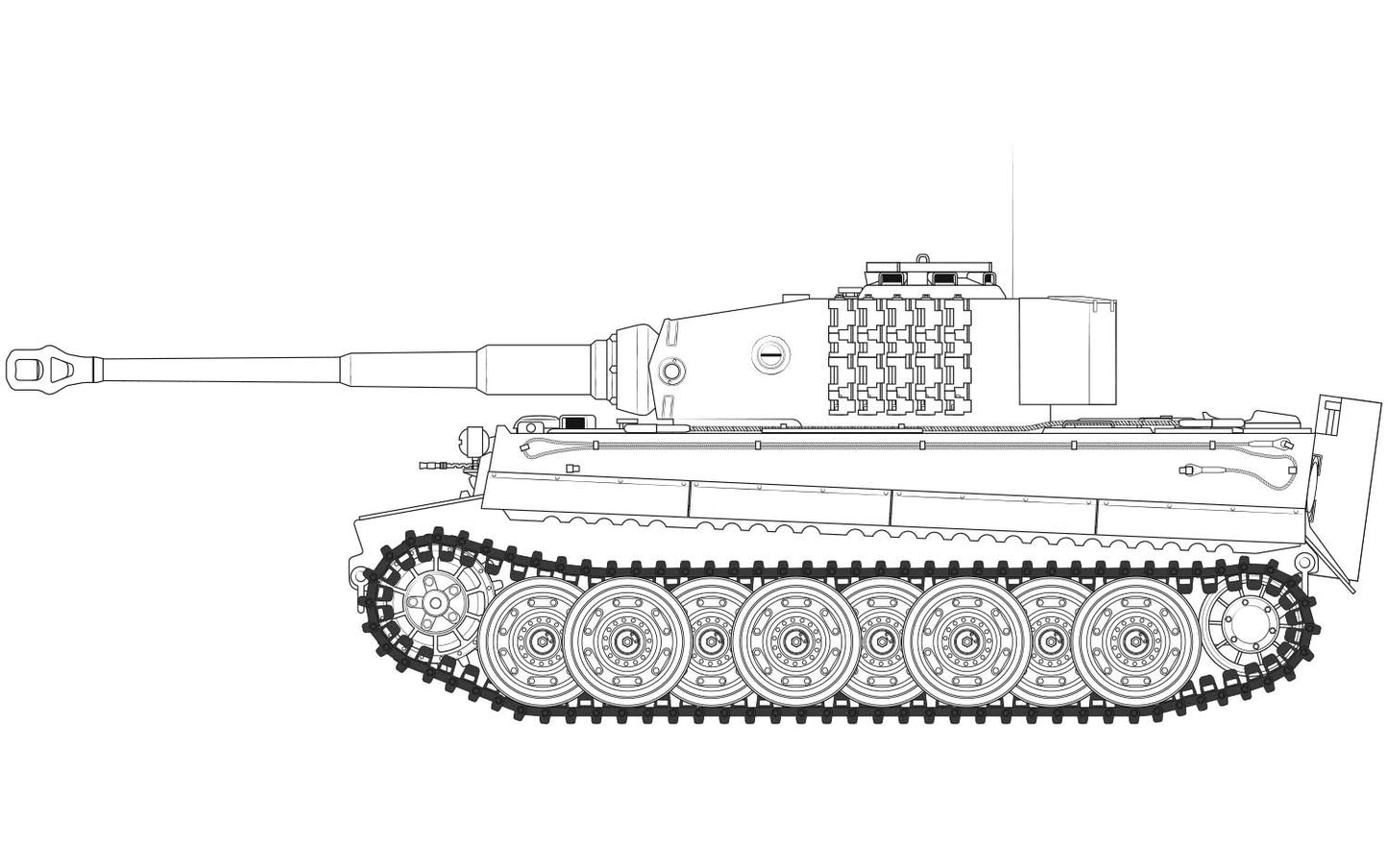 Airfix A1364 1:35 Pz.Kpfw.VI Tiger 1 Late Version