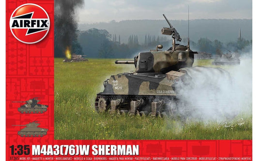 Airfix A1365 1:35 M4A3(76)W Sherman Battle of the Bulge