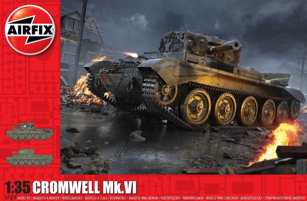 Airfix A1374 1:35 Cruiser Tank Mk.VIII A27M Cromwell Mk.VI