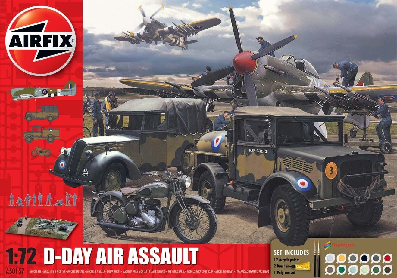 Airfix A50157A 1:72 D-Day 75th Anniversary Air Assault Gift Set