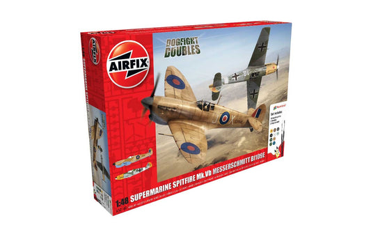 Airfix A50160 1:48 Supermarine Spitfire Mk.Vb & Messerschmitt Bf-109E Dogfight Double