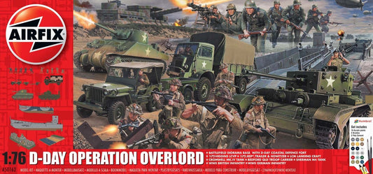 Airfix A50162A 1:76 D-Day 75th Anniversary D-Day Operation Overlord Giant Gift Set