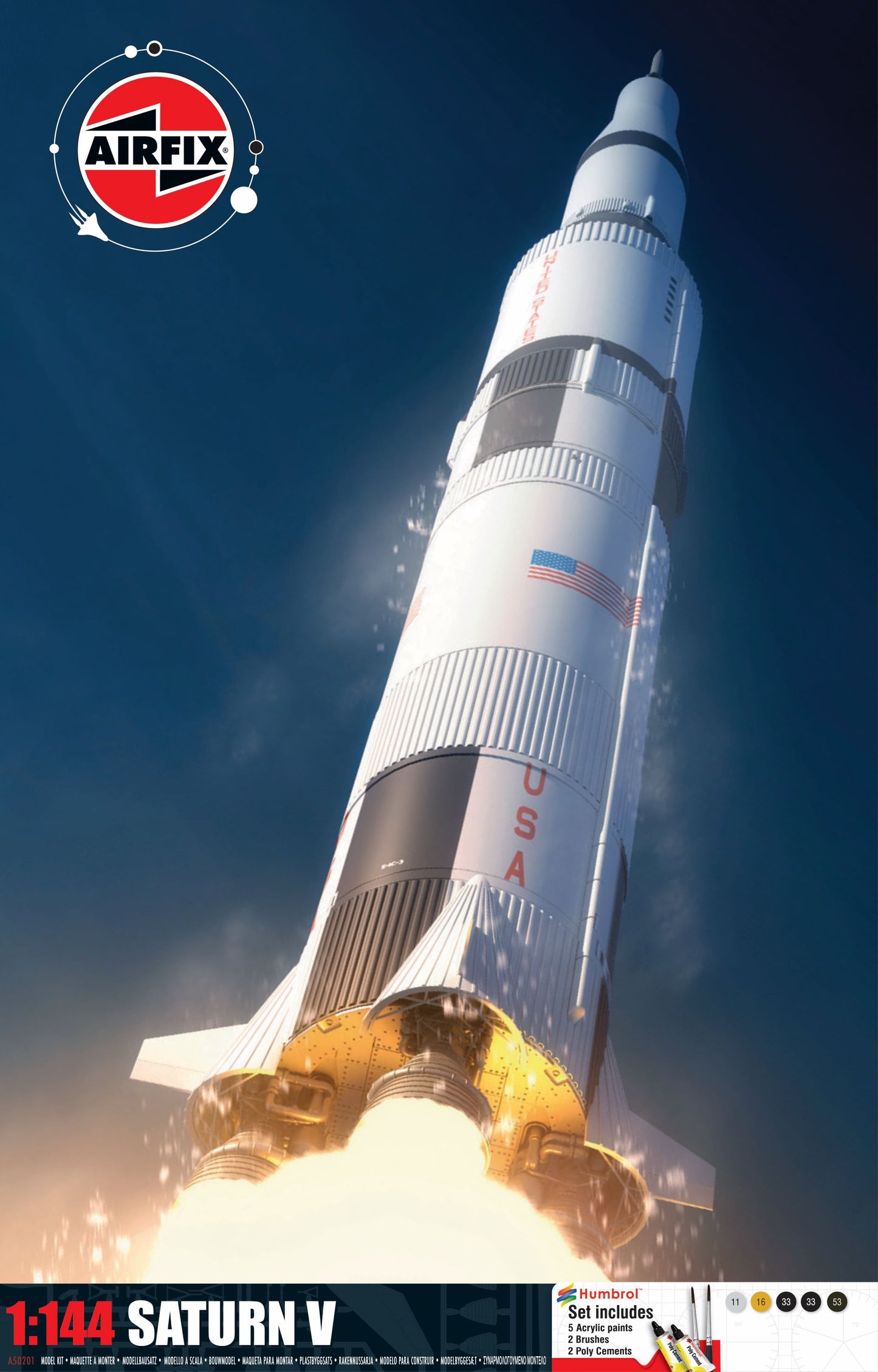 Airfix A50201 1:144 Saturn V Gift Se