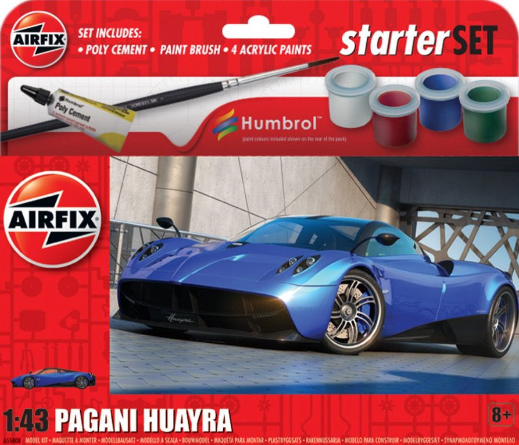 Airfix A55008 1:43 Pagani Huayra Starter Set