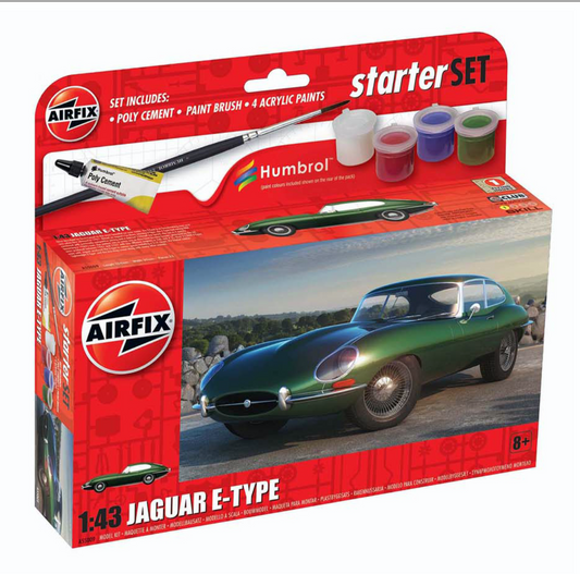 Airfix A55009 1:43 Jaguar E-Type Starter Set