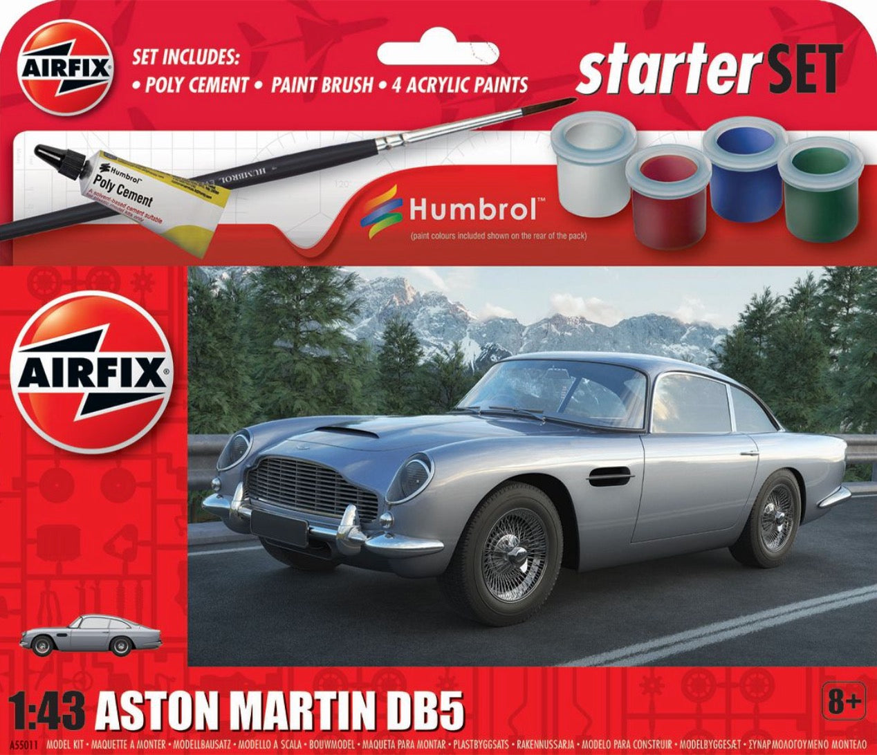 Airfix A55011 1:43 Aston Martin DB5 Starter Set