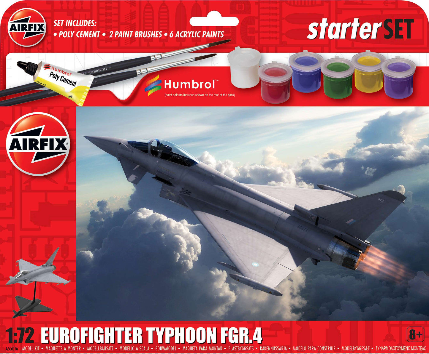 Airfix A55016 1:72 Eurofighter Typhoon F GR.4 New Tooling in 2025