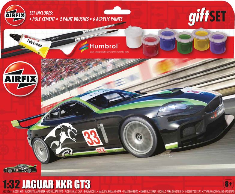 Airfix A55306A 1:32 Jaguar XKRGT3 'Fantasy Scheme' Gift Set